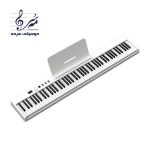 پیانو دیجیتال تاشو Konix PJ88C سفید رنگ